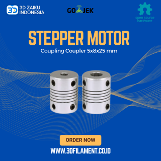 Reprap 3D printer Stepper Motor Coupling Coupler 5x8 mm